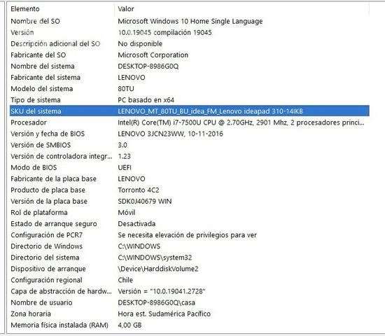 Notebook lenovo i7 perfecto estado - Imagen 2