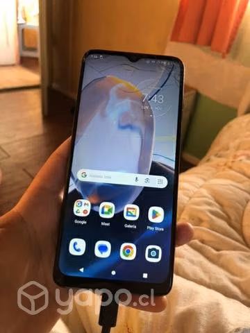 Motorola e22i nuevo detalle mínimo de pantalla