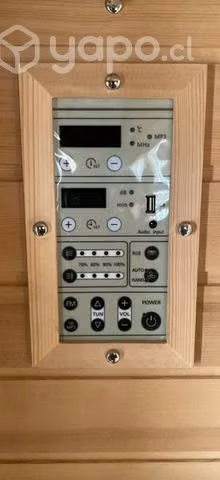 Cabina sauna infrarrojo 2480W para 2 personas