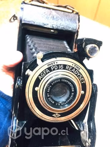 Antigua Camara De Fuelle Agfa Plenax PD16