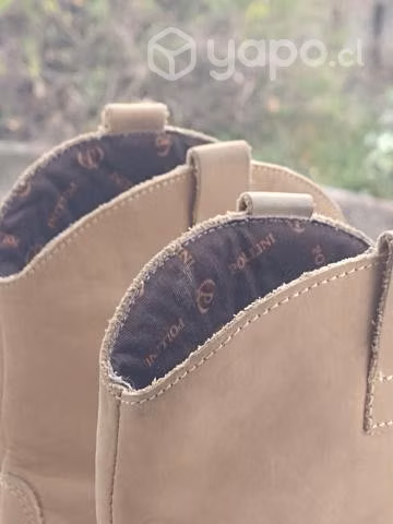Botines Vaqueros 100% Cuero 36