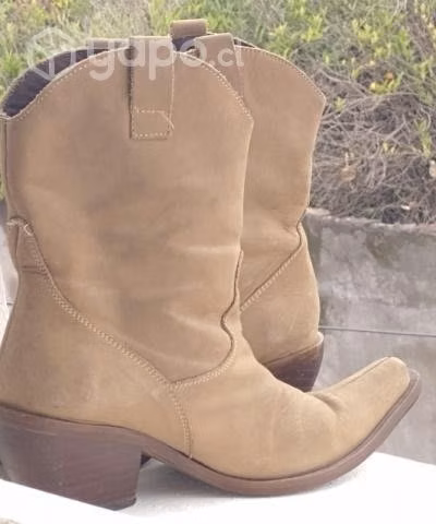 Botines Vaqueros 100% Cuero 36 - Imagen 3