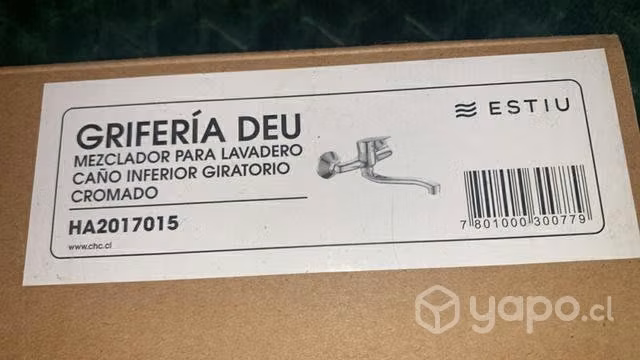 Grifería muro