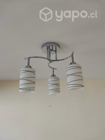 Lámpara colgante triple