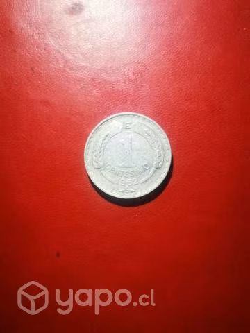 Moneda 1 centésimos 1962 y 1961