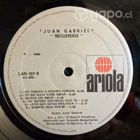 Juan Gabriel - Recuerdos