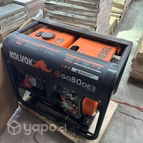 Generador eléctrico a diésel 6500W trifásico - Imagen 2
