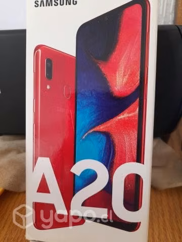 Celular Samsung Galaxy A 20 rojo