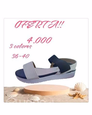 Sandalias de dama 36-40