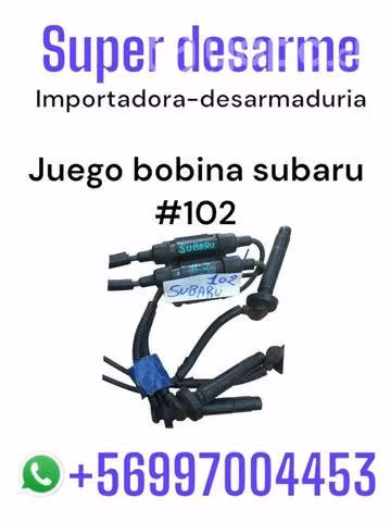 Juego bobina Subaru desarmaduría