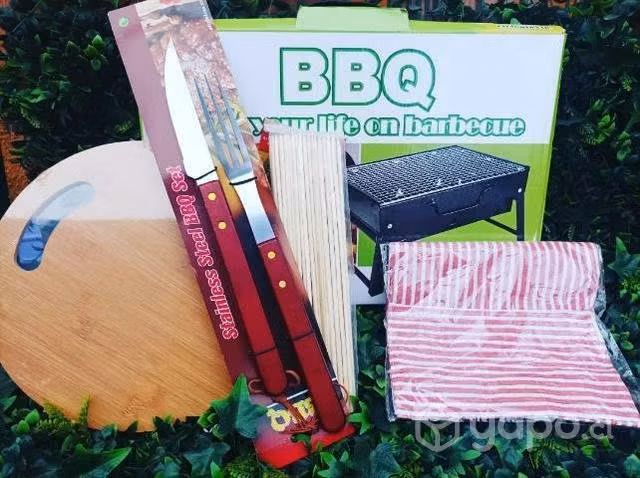 Set parrilla plegable