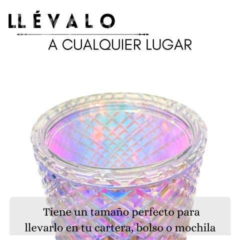 Vaso Térmico Plateado Morado Tornasol - Imagen 2