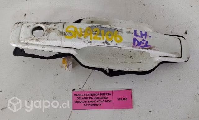 Manilla Ext pta del izq (2106 Ssangyong New Actyon