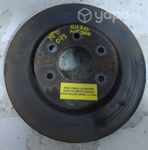 Disco Freno Del Der (NPD073) Nissan NP300 2018