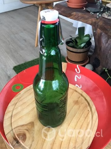 Botella Grolsch tapa de cerámica