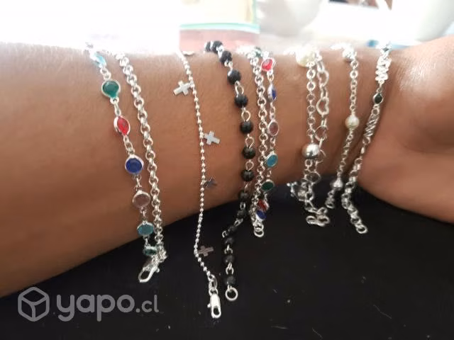 Pulseras de plata hombre y mujer