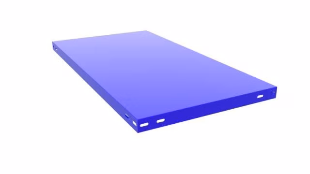 Bandeja de Metal Color Azul 93x50 cm para estante