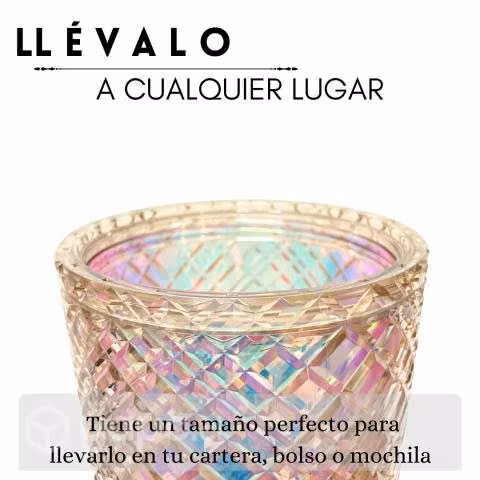 Vaso Térmico Dorado Rosa Tornasol Tipo Starbucks - Imagen 3