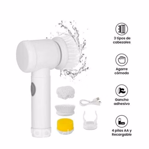 Cepillo de Limpieza Eléctrico 5 en 1 Multifunciona