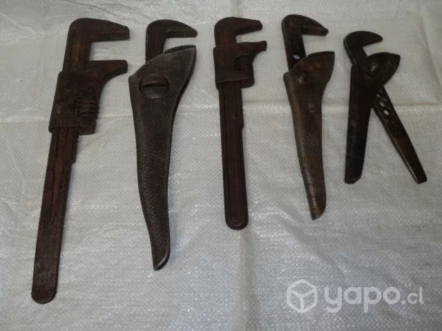 5 Antiguas Llaves Regulables Para Usar/decorar - Imagen 2