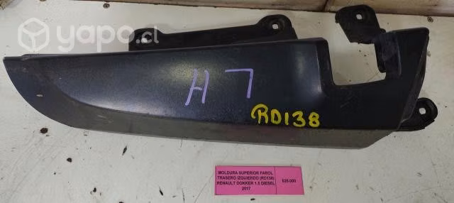 Moldura Superior Farol Tra Izq Renault Dokker 2017