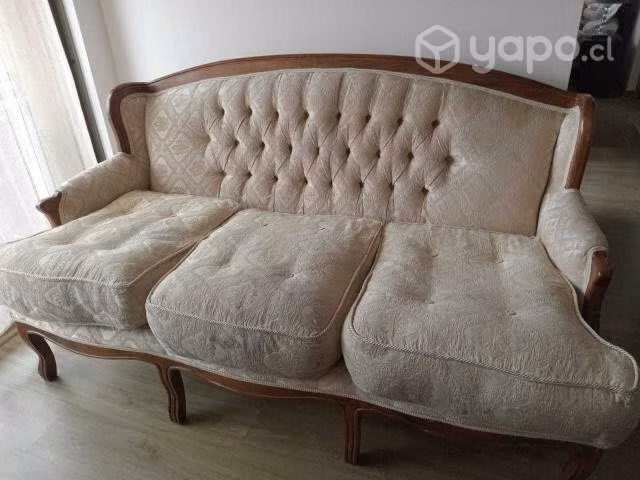 Living: Sofá 3 cuerpos y dos sillones de un cuerpo