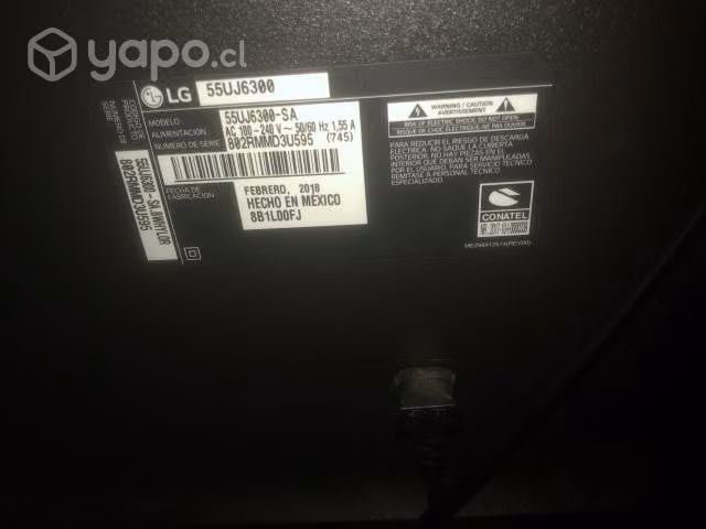 Led LG 58 pulgadas con control magic QUEBRADA - Imagen 3