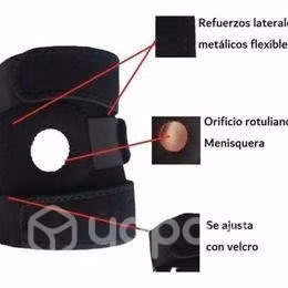 Rodillera Ortopédica Barras Laterales Rotula Ref