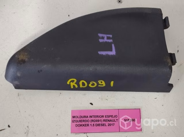 Moldura Interior Espejo Izq Renault Dokker 2017