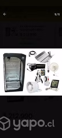 Indoor de 100x200 con todos sus accesorios