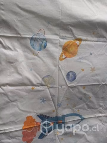 Cortina Baño tela diseño infantil