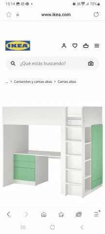 Vendo cama modular niños nueva de ikea