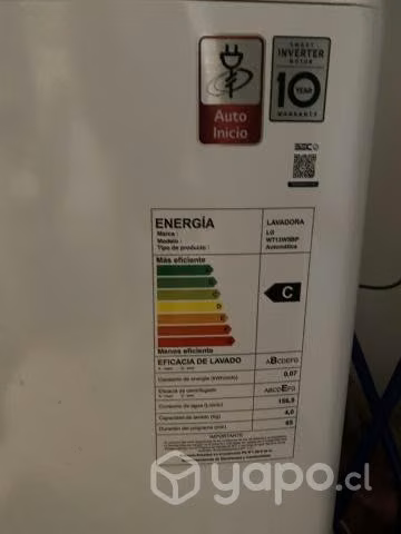 Lavadora LG 13 kilos