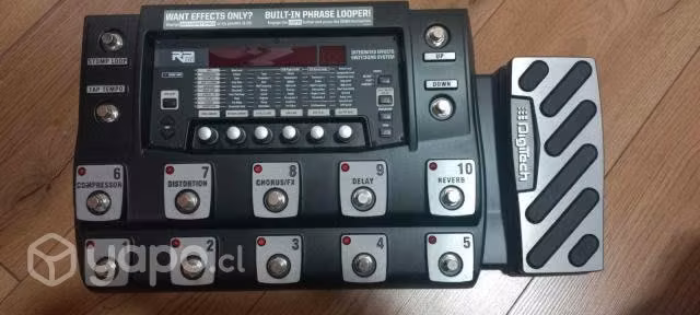 Pedalera rp1000 digititech+bolso gator