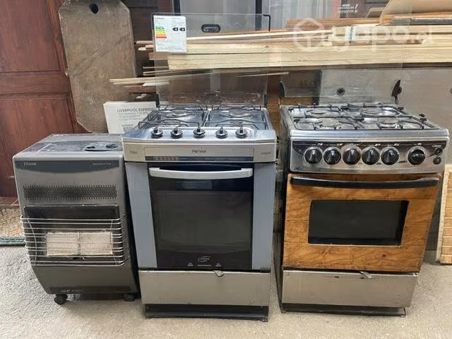 Pack 1 estufa y 2 cocina gas