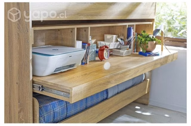 Camarote escritorio con cama nido - Imagen 3