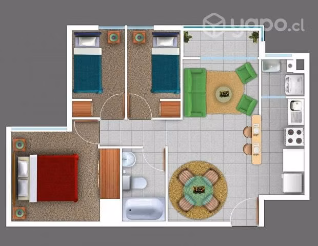Departamento Condominio Alto La Paloma, Pto. Montt - Imagen 2