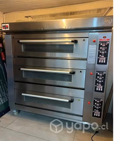 Horno industrial u-hp12 inox horno de piso