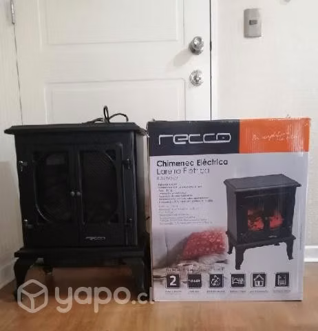Chimenea eléctrica recco