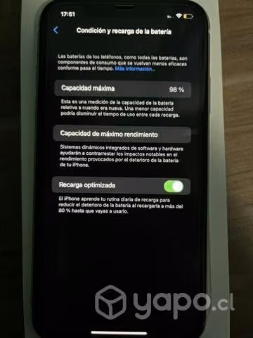 Iphone 11 64gb (98 % bateria)