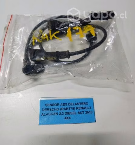 Sensor ABS Delantero Derecho (RAK179) Renault Alas