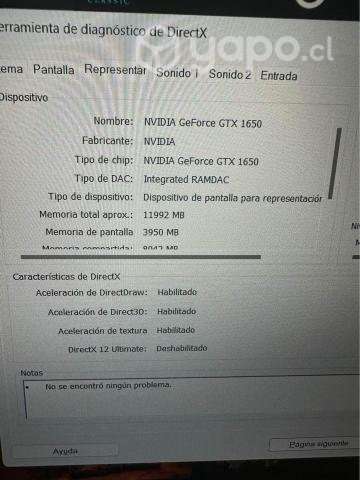 Notebook Gamer MSI KATANA GTX 1650 i5 11th - Imagen 3