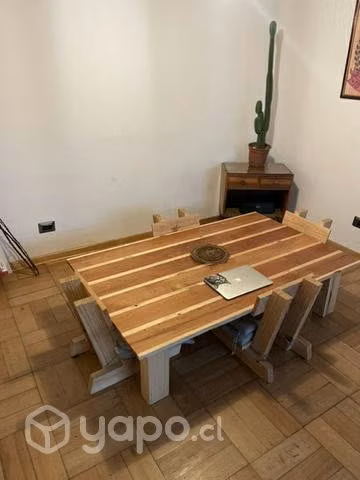 Mesa y sillas estilo japonés - Imagen 2