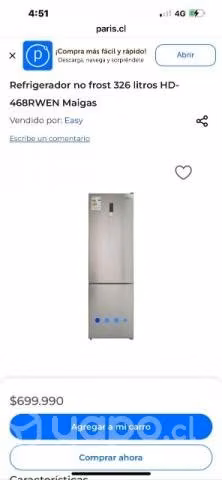 Refrigerador MAIGAS HOME - Imagen 6