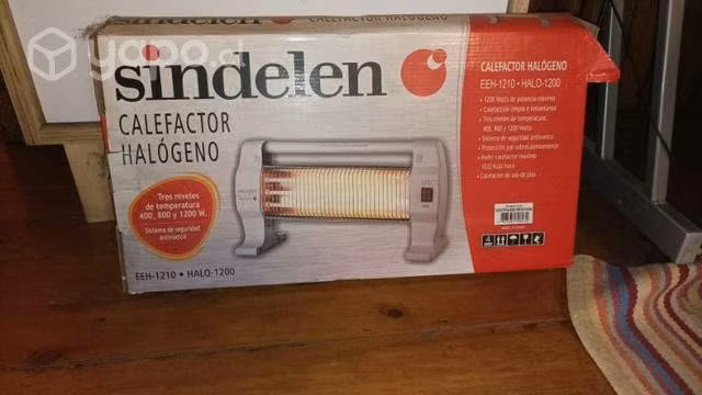 Calefactor halógeno Sindelen