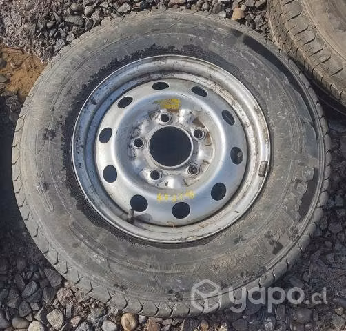Llanta Fierro Con Neumático 195 80 R15 Kia