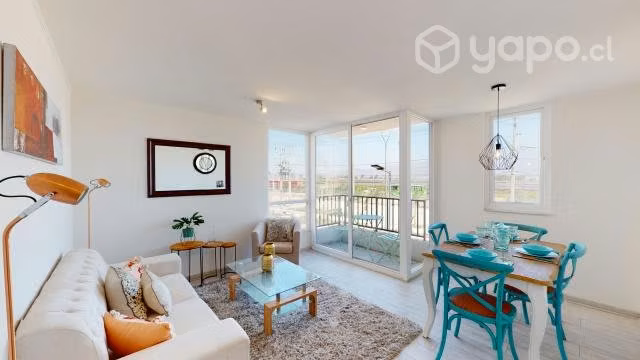 Departamento en rancagua, 3 habitaciones y 2 baños