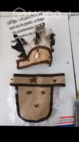 Vestimenta pascuense para niño M