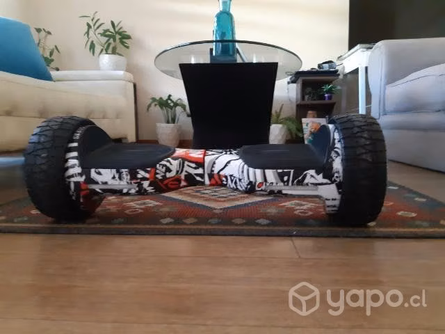 Patineta electrica con parlantes y cargador