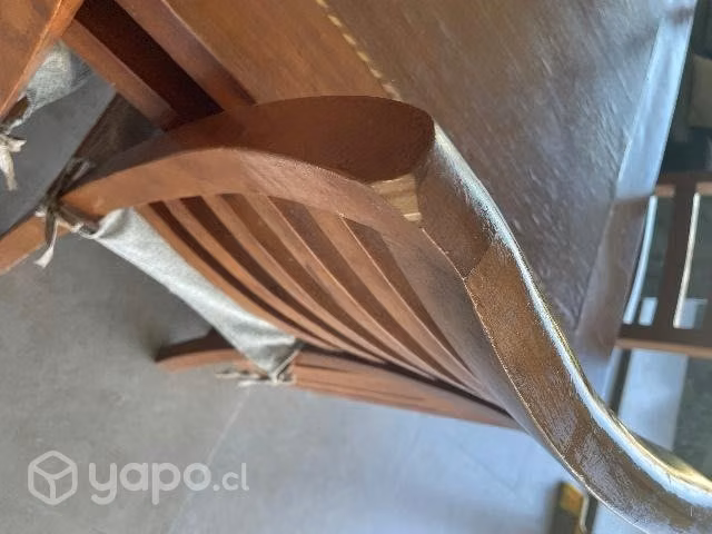 comedor 8 sillas madera
